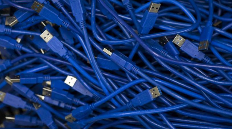 Cryptocurrency Trade USB cables are seen inside the DMM Mining Farm in Kanazawa, Japan on March 20, 2018. USB cables are seen inside the DMM Mining Farm in Kanazawa, Japan on March 20, 2018. Tomohiro Ohsumi—Bloomberg/Getty Images